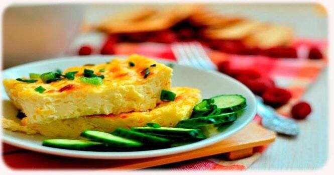 omlet na odchudzanie na diecie białkowej